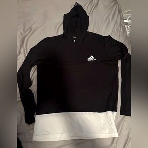 Adidas thin sweatshirt with hoodie